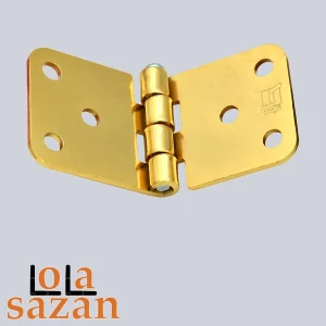 لولا آهنی روکار 120*60 سوراخ دایره ابکاری طلایی