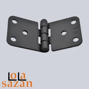 لولا آهنی روکار 120*60 سوراخ دایره ابکاری مشکی