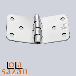 لولا آهنی روکار 120*60 سوراخ دایره ابکاری نیکل