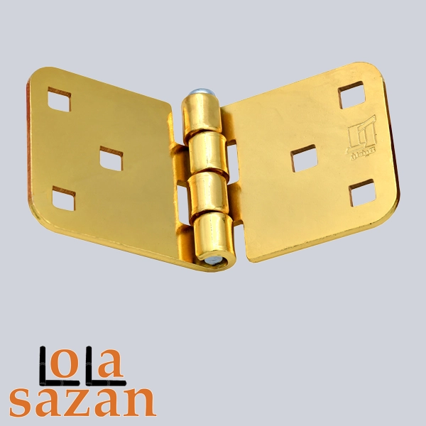 لولا آهنی روکار 120*60 سوراخ مربع ابکاری طلایی