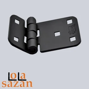 لولا آهنی روکار 6090 روزنه مربع مشکی